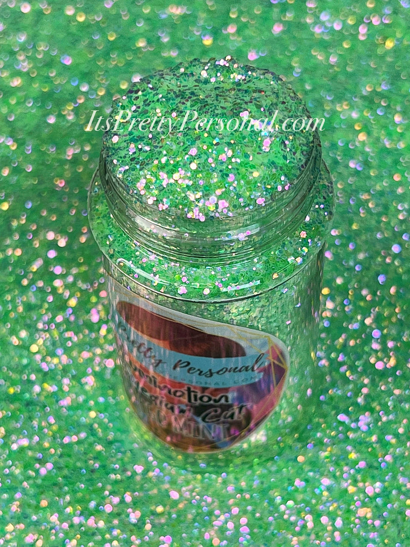 SCHMedium Cut- “Margo Mint”- Illumination Collection- Pastel Neon