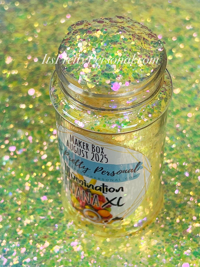 “Banana XL”- August 2025 Maker Box Color- Illumination Collection- Pastel Pink Neon