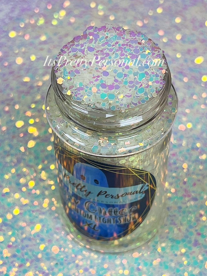 “Blue Phantom Light Show XL”-GLOW Glitter