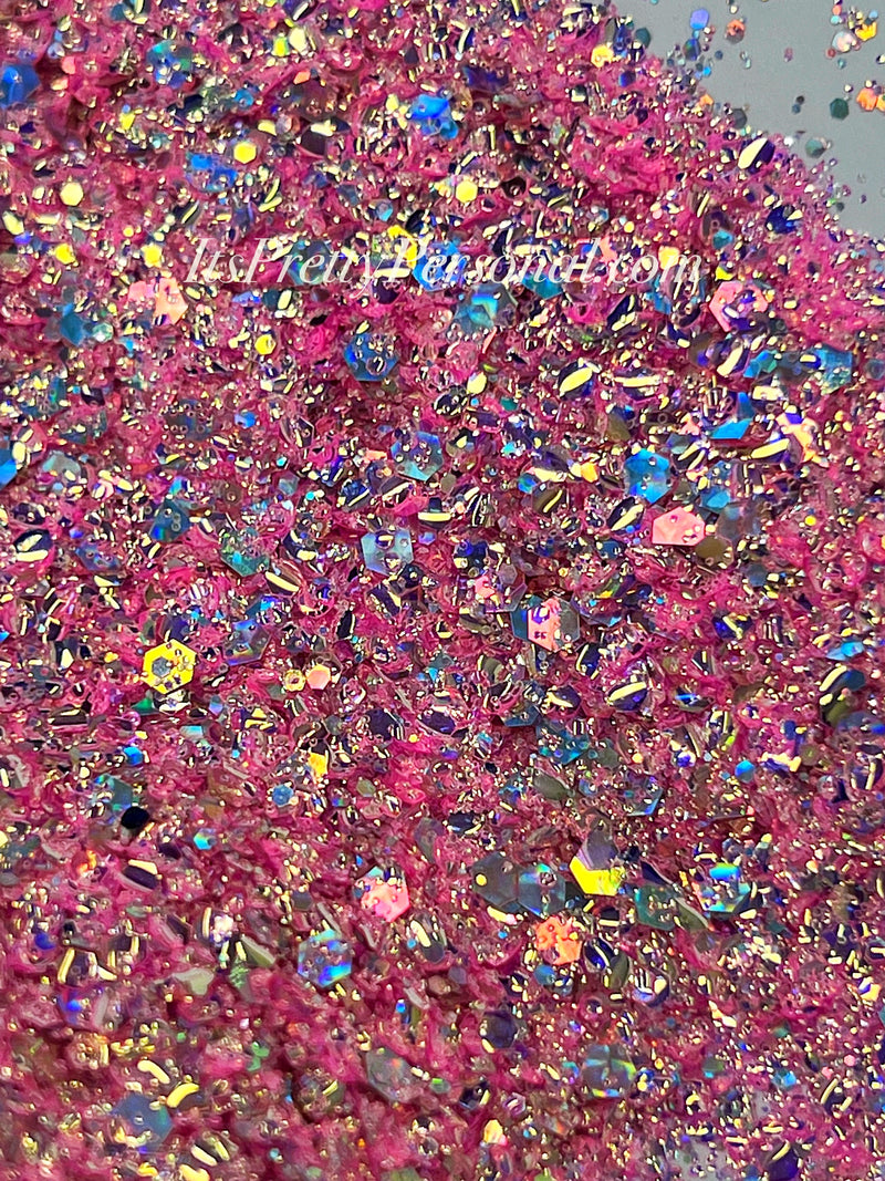 "Princess Minnie XL"- Princess Glitter Collection Light Pink