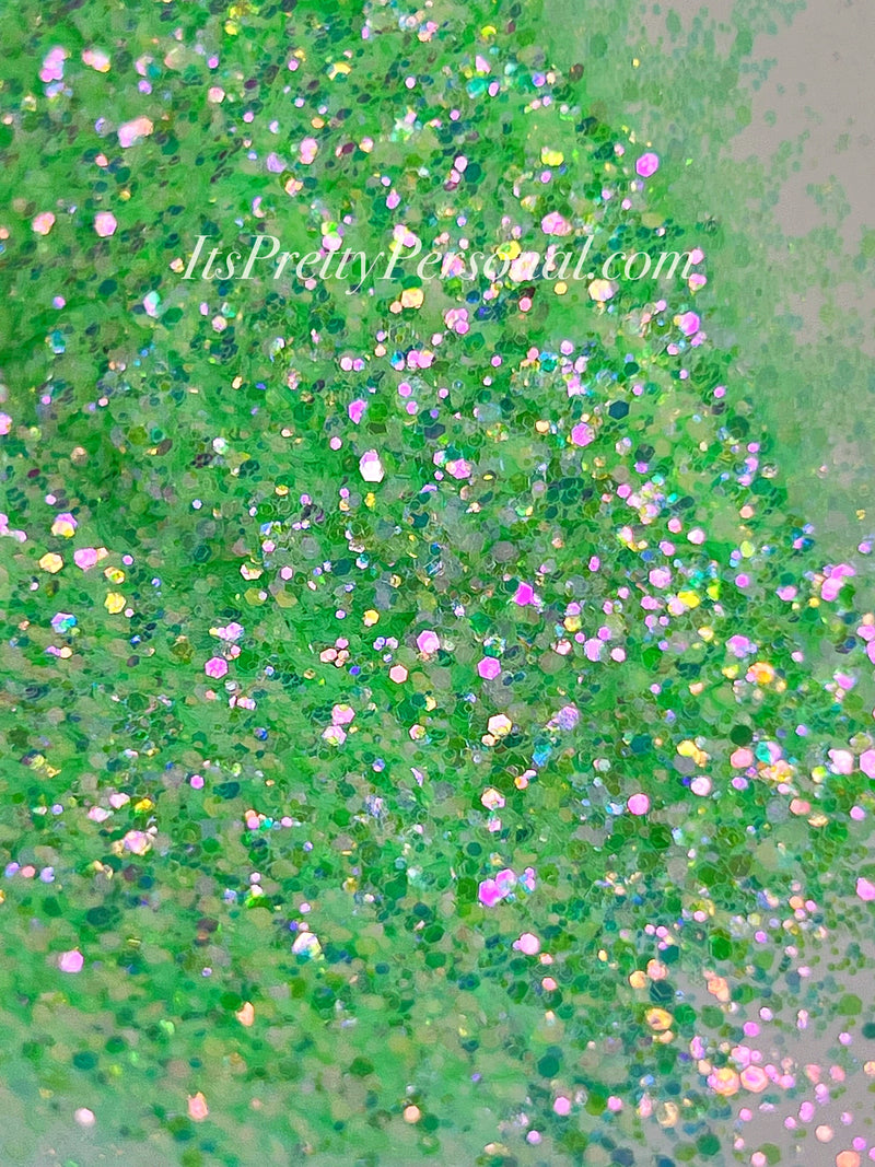 SCHMedium Cut- “Margo Mint”- Illumination Collection- Pastel Neon