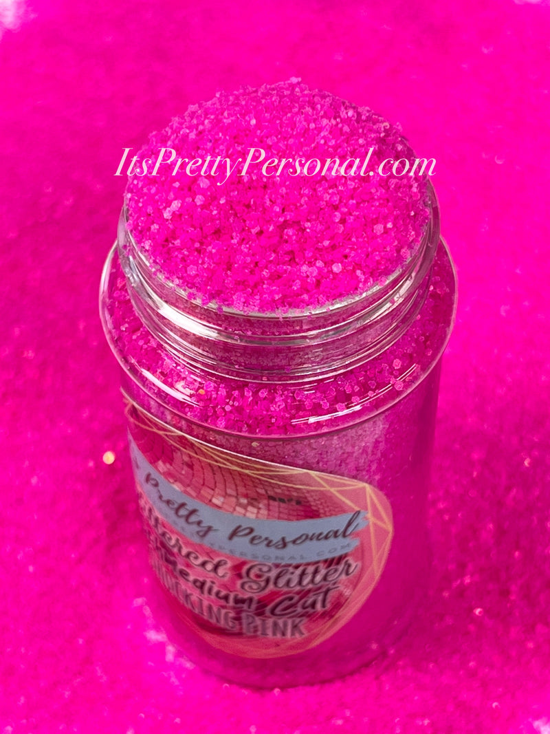"SCHMedium Cut Shocking Pink” - Glittered Glitter Collection
