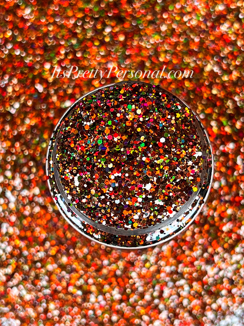 SCHMedium Cut- "Brown and Boujee" -Brown Holographic Glitter