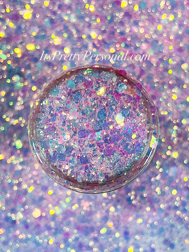 “Don’t Jump The Gum”- Pink Opal GLOW Glitter (new lighter shade)