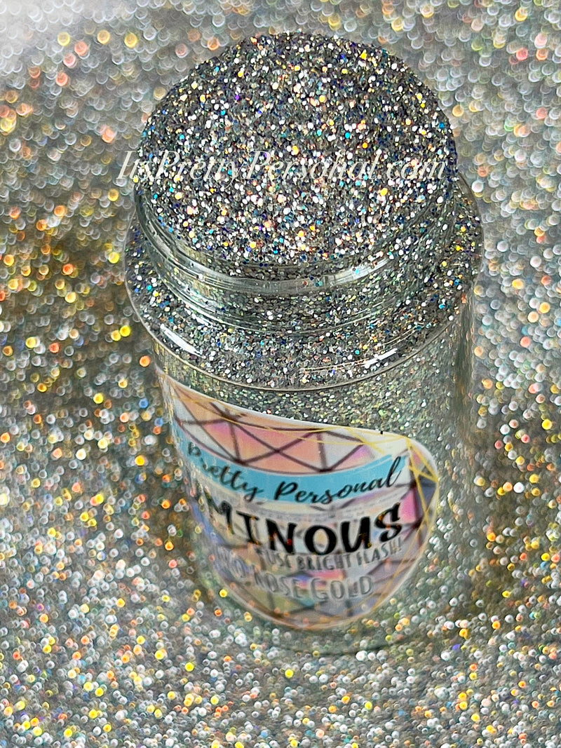 Micro Rose Gold  (Fine Cut)- Luminous Reflective Glitter Collection