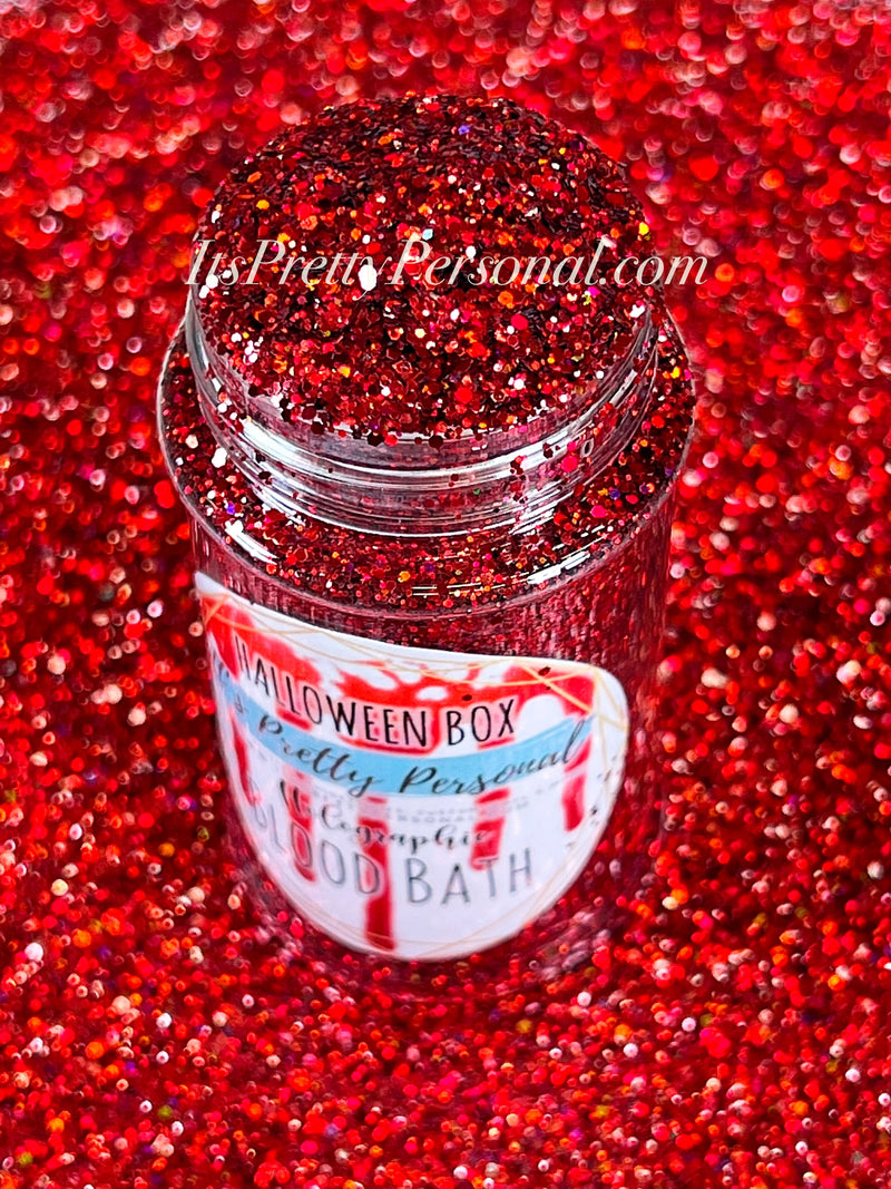 “Blood Bath”- Makers Monthly Box Color Red Holographic